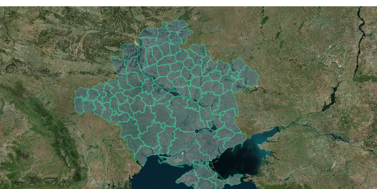 Historical Administrative Boundaries - Ukraine 1956