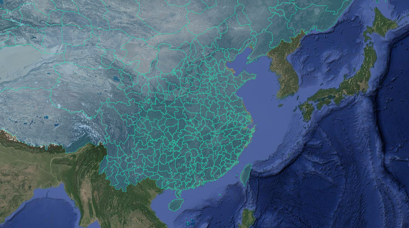 Historical Administrative Boundaries - China 1820