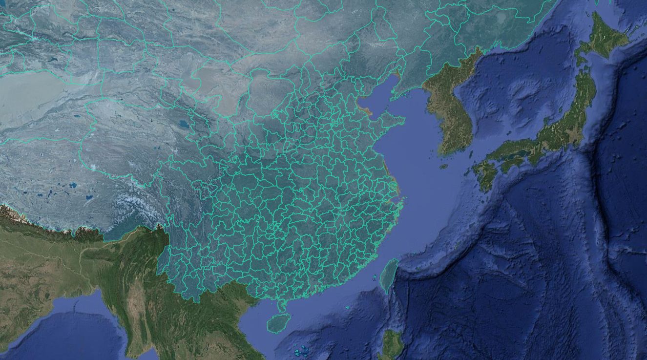 Historical Administrative Boundaries - China 1820